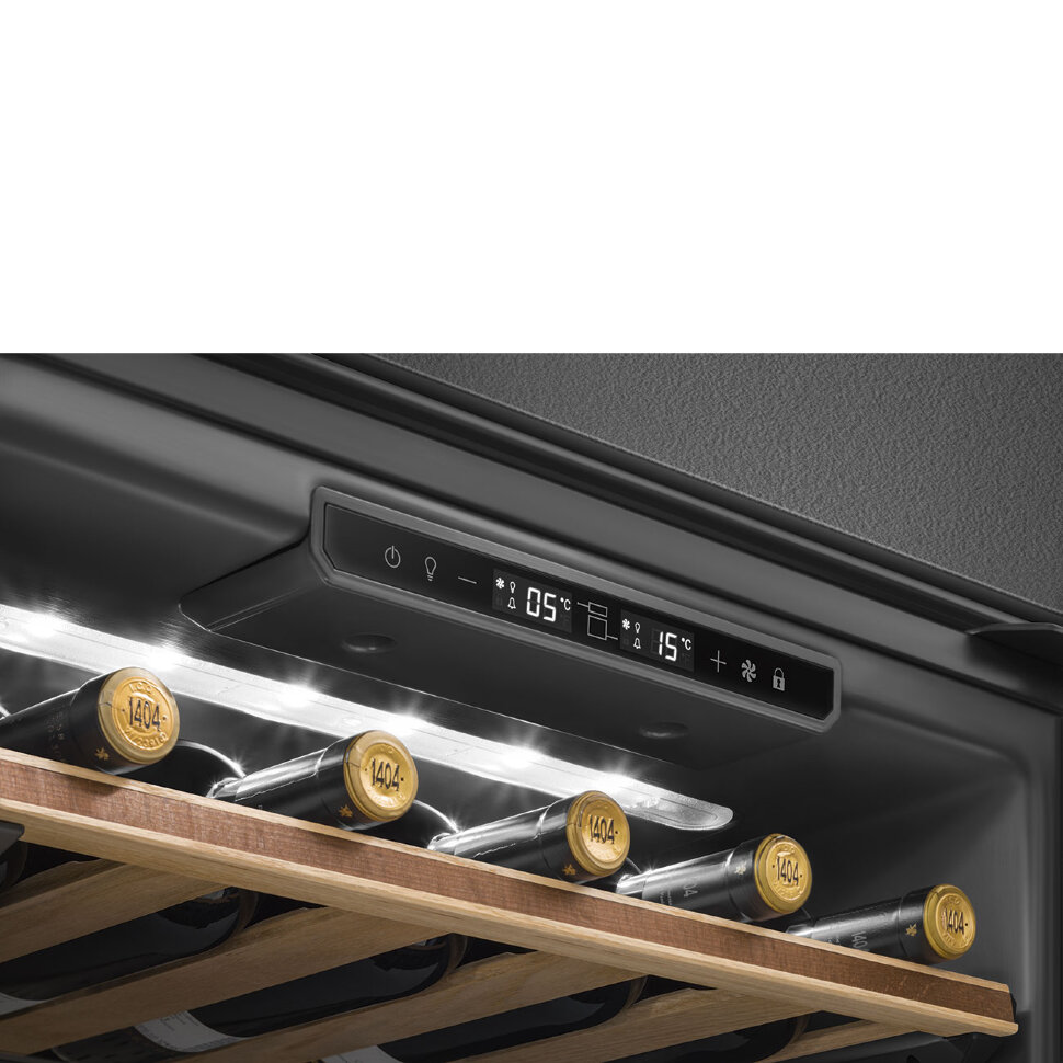 Встраиваемый винный шкаф SMEG CVI129G