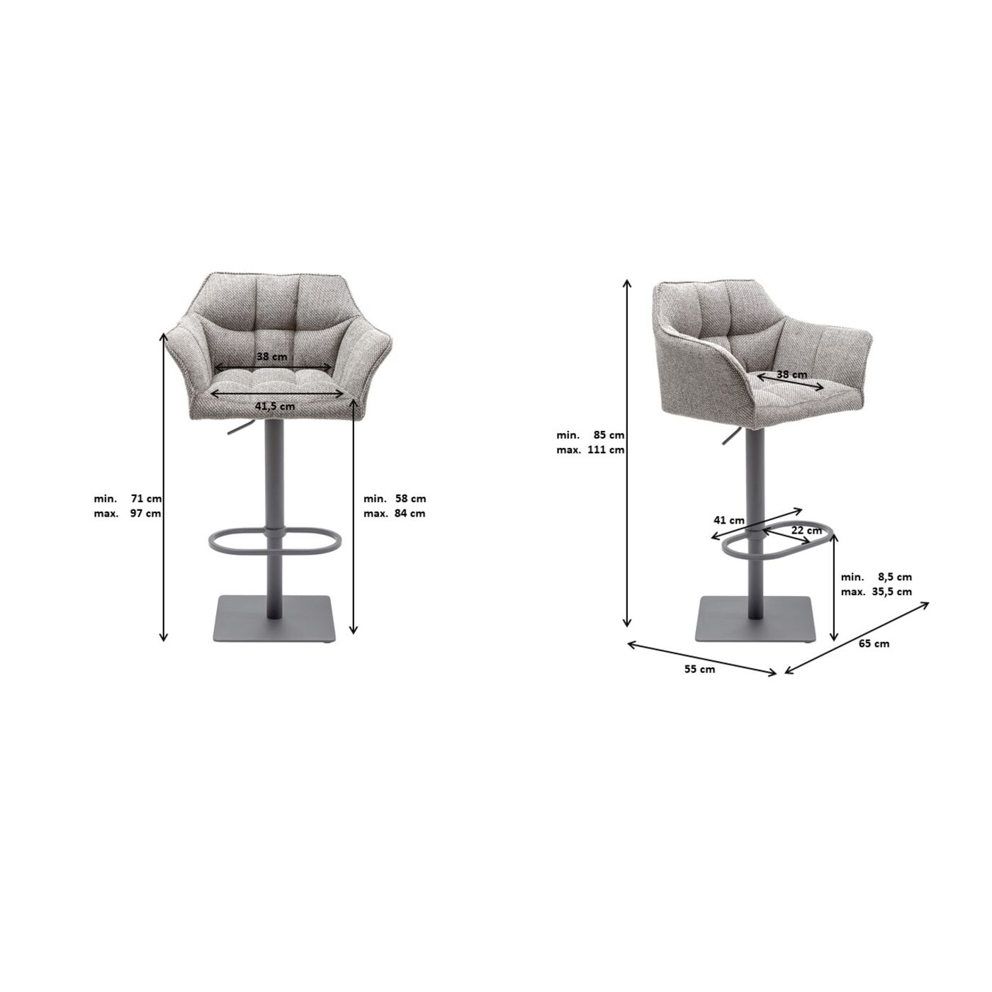 Барный стул KARE Think Tank 80672