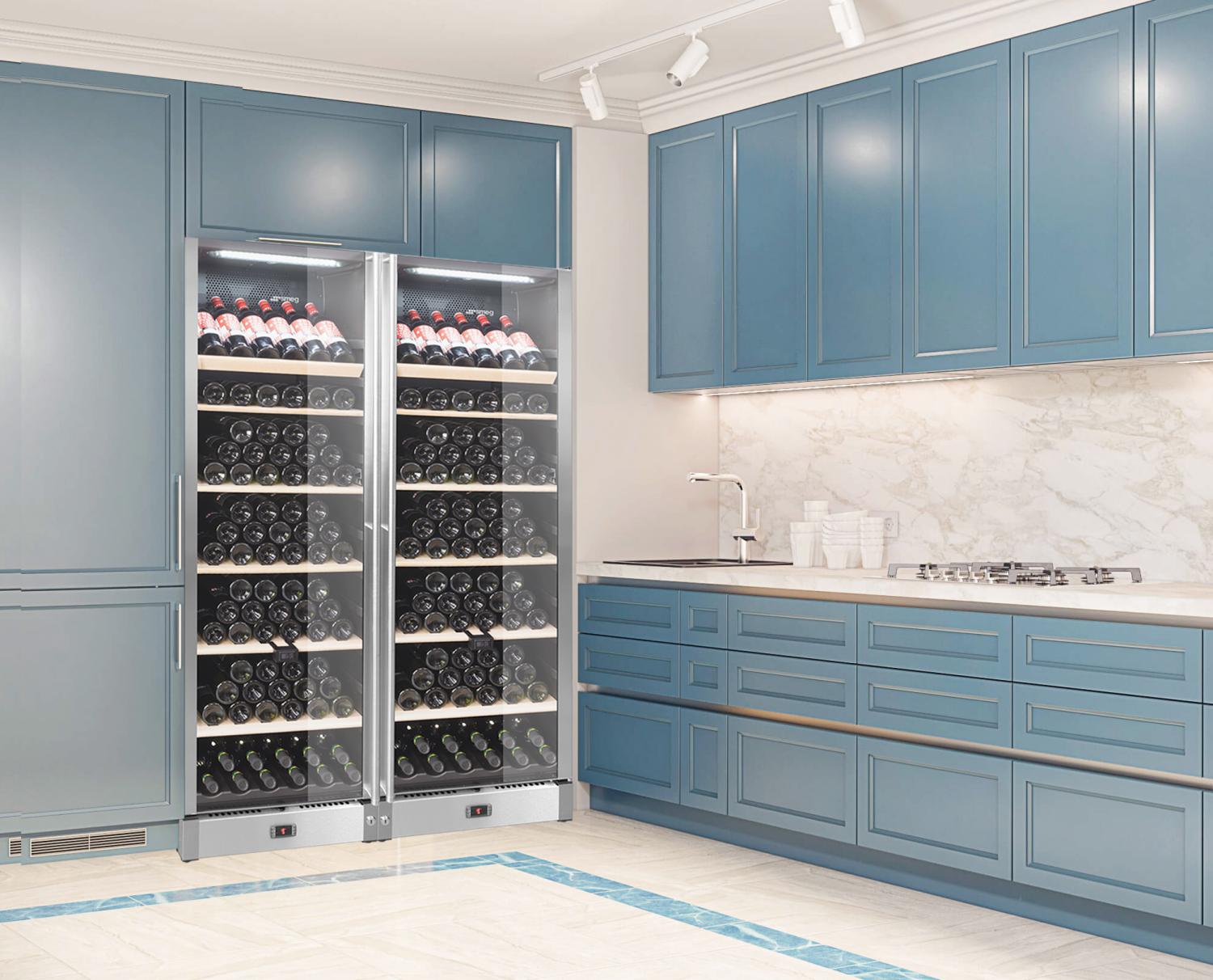 Винный шкаф SMEG SCV115A Classica Double