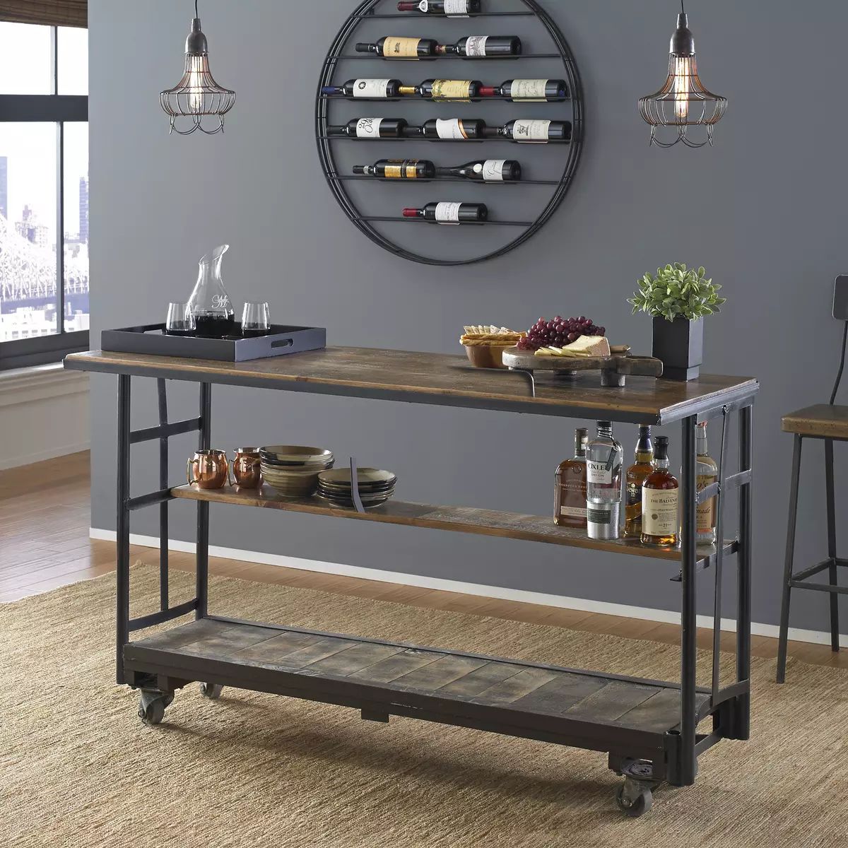 Винтажная тележка-бар DOVINI Lombardia (арт. DOV730450)