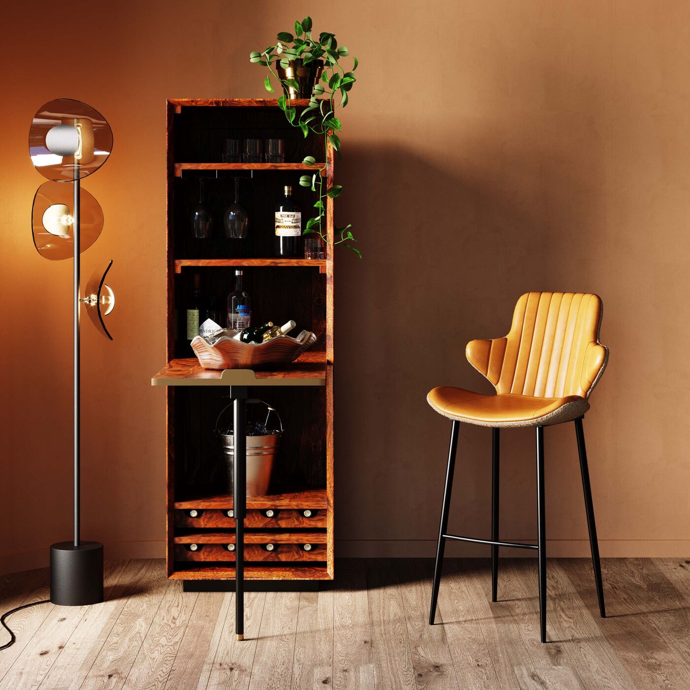 Барный стул KARE Endris 85596