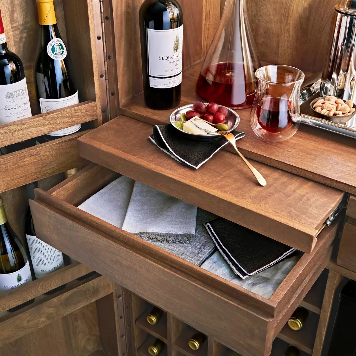 Барный шкаф DOVINI Nelson Natural (арт. DOV730472)