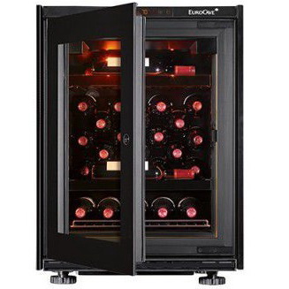 Винный шкаф EuroCave Inspiration S (4 черные полки, дверь без рамы)