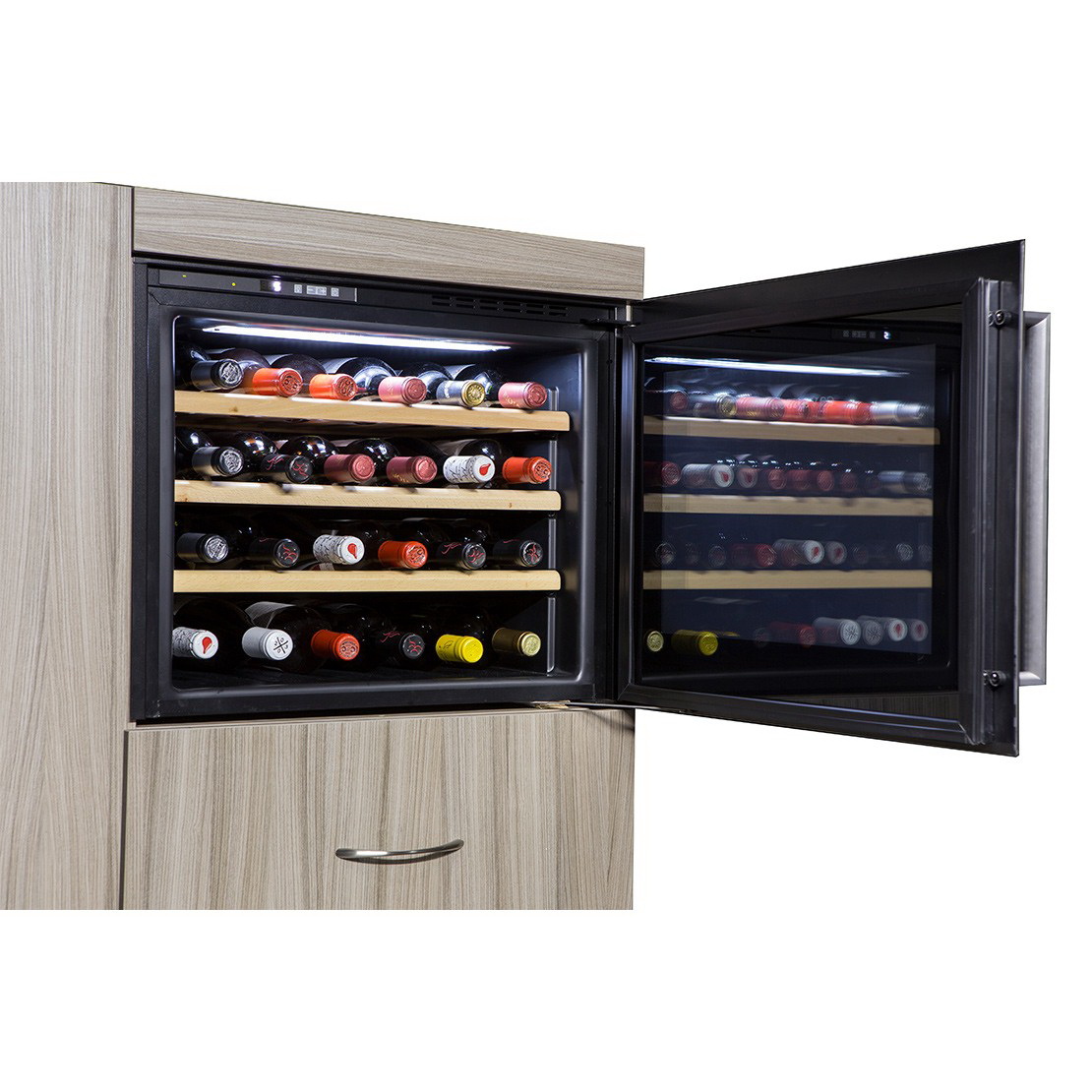 Встраиваемый винный шкаф Cavanova CV024KT