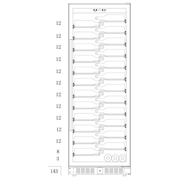 Винный шкаф Temptech Copenhagen CD180SXL