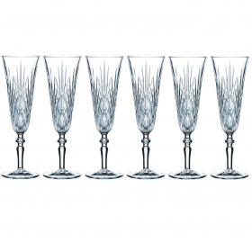 6 бокалов для шампанского Nachtmann Palais Taper Champagne Flute 140 мл (арт. 92953)