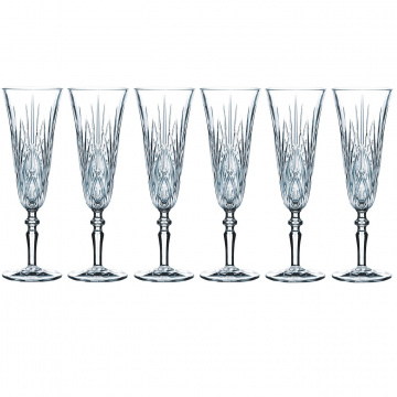 6 бокалов для шампанского Nachtmann Palais Taper Champagne Flute 140 мл (арт. 92953)
