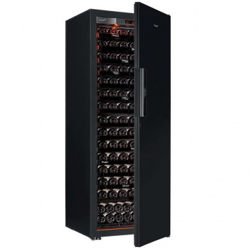 Винный шкаф EuroCave S Revelation L (14 черных полок, глухая дверь, черный)