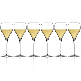 6 бокалов для шампанского Italesse Grand Balloon Flute 380 мл (арт. 3036)