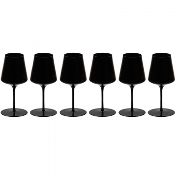 6 бокалов для красного вина Sophienwald Phoenix Bordeaux Black Line 570 мл (арт. Sw2003)