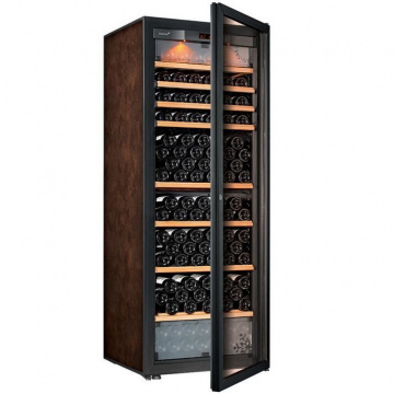 Винный шкаф EuroCave E Pure L (6 полок, дверь с рамой, коричневый)