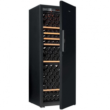 Винный шкаф EuroCave V Pure L (6 полок, глухая дверь, черный)