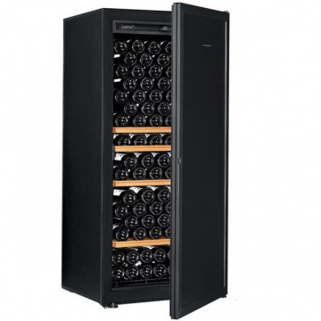Винный шкаф EuroCave Premiere M (4 полки, глухая дверь, черная рама)