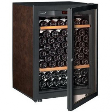 Винный шкаф EuroCave V Pure S (2 полки, стекло с рамой, коричневый)