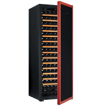 Винный шкаф EuroCave Premiere L (14 полок, глухая дверь, красная рама)