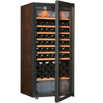 Винный шкаф EuroCave E Pure M (7 полок, дверь с рамой, коричневый)