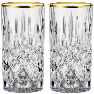 2 стакана для коктейлей Nachtmann Noblesse Gold Longdrink 375 мл (арт. 104031)
