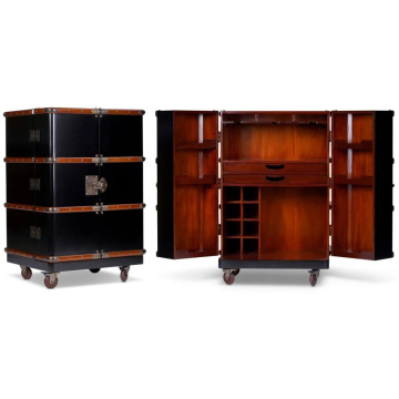 Мобильный шкаф-консоль DOVINI Mobile Bar Cabinet L Black (арт. DOV800009)