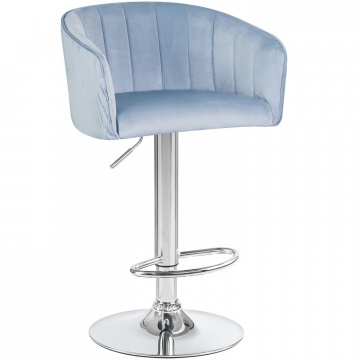 Барный стул Gordian Wine Benu Gray Blue (арт. GW121269)