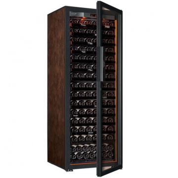 Винный шкаф EuroCave V Revelation L (14 черных полок, дверь без рамы, коричневый)
