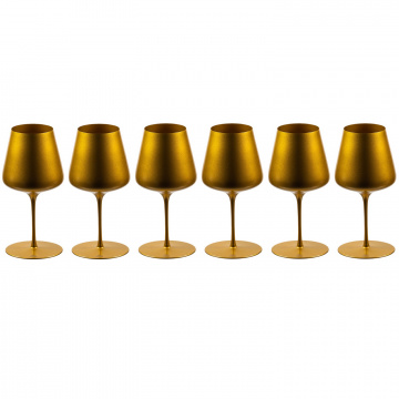 6 бокалов для красного вина Sophienwald Phoenix Bordeaux Golden Line 570 мл (арт. Sw888BX)