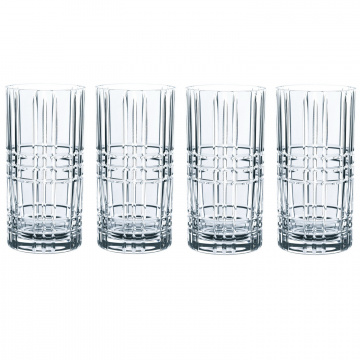 4 стакана для коктейлей Nachtmann Square Longdrink 445 мл (арт. 101049)