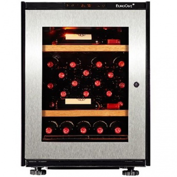 Винный шкаф EuroCave Inspiration S (4 полки, дверь с серебристой рамой)
