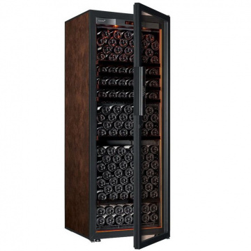 Винный шкаф EuroCave V Revelation L (6 черных полок, дверь без рамы, коричневый)