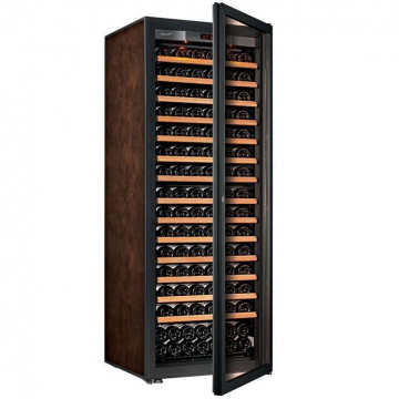 Винный шкаф EuroCave S Pure L (14 полок, дверь с рамой, коричневый)