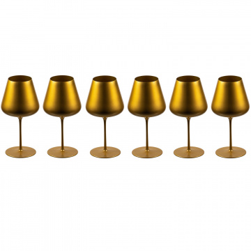 6 бокалов для красного вина Sophienwald Phoenix Bourgogne Golden Line 770 мл (арт. Sw888R)