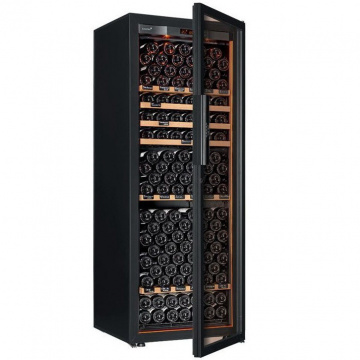 Винный шкаф EuroCave V Revelation L (6 полок, дверь без рамы, черный)