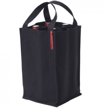 Сумка для четырех бутылок L'Atelier du Vin Soft Baladeur Noir