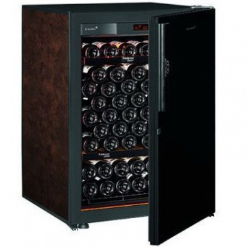Винный шкаф EuroCave V Revelation S (2 черные полки, глухая дверь, коричневый)