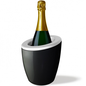 Ведро для охлаждения шампанского WWD DEMI Color Mix - Black & Pearl White (арт. 0172ADXB)