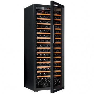 Винный шкаф EuroCave S Pure L (14 полок, дверь без рамы, черный)