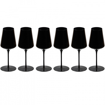 6 бокалов для белого вина Sophienwald Phoenix White Wine Black Line 420 мл (арт. Sw2001)