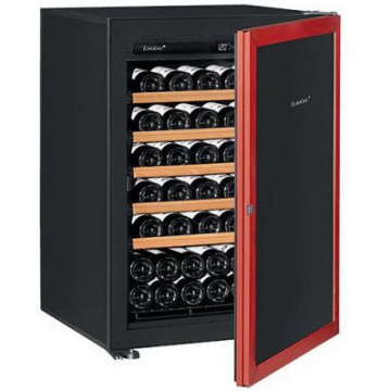 Винный шкаф EuroCave Premiere S (5 полок, глухая дверь, красная рама)