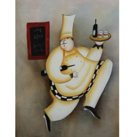 Картина на холсте Gordian Wine Happy Cook