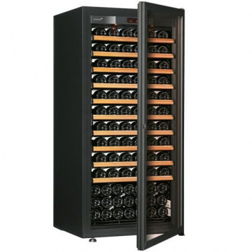 Винный шкаф EuroCave S Pure M (10 полок, дверь с рамой, черный)