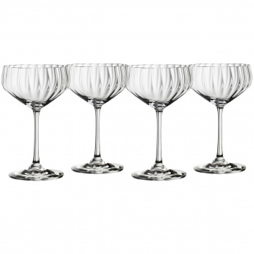 4 бокала для шампанского Spiegelau Lifestyle Coupette 310 мл (арт. 4450178)