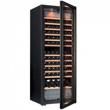 Винный шкаф EuroCave E Pure L (10 полок, дверь с рамой, черный)