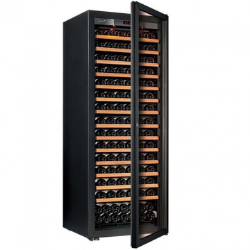Винный шкаф EuroCave V Pure L (14 полок, дверь с рамой, черный)