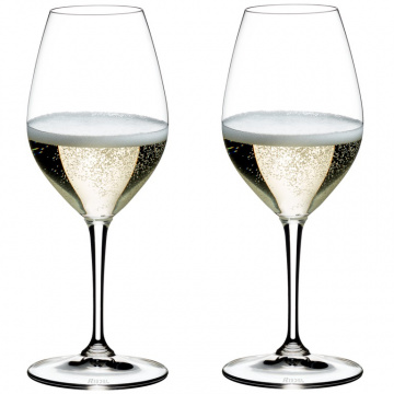 2 бокала для шампанского RIEDEL Vinum Champagne Wine Glass 445 мл (арт. 6416/58)