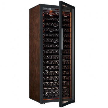 Винный шкаф EuroCave S Revelation L (14 черных полок, дверь без рамы, коричневый)