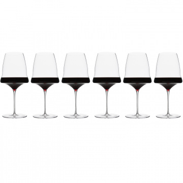6 бокалов для красного вина Josephinenhütte Josephine No. 3 Red 800 мл (арт. 126772)