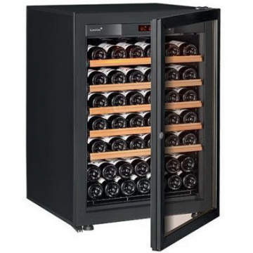 Винный шкаф EuroCave S Pure S (5 полок, дверь с рамой, черный)