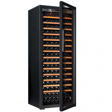 Винный шкаф EuroCave V Pure L (14 полок, дверь без рамы, черный)