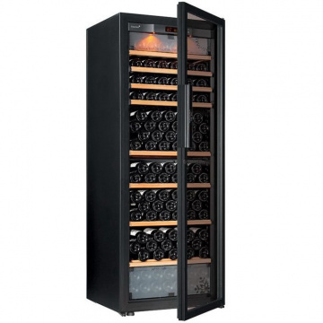 Винный шкаф EuroCave E Pure L (6 полок, дверь без рамы, черный)
